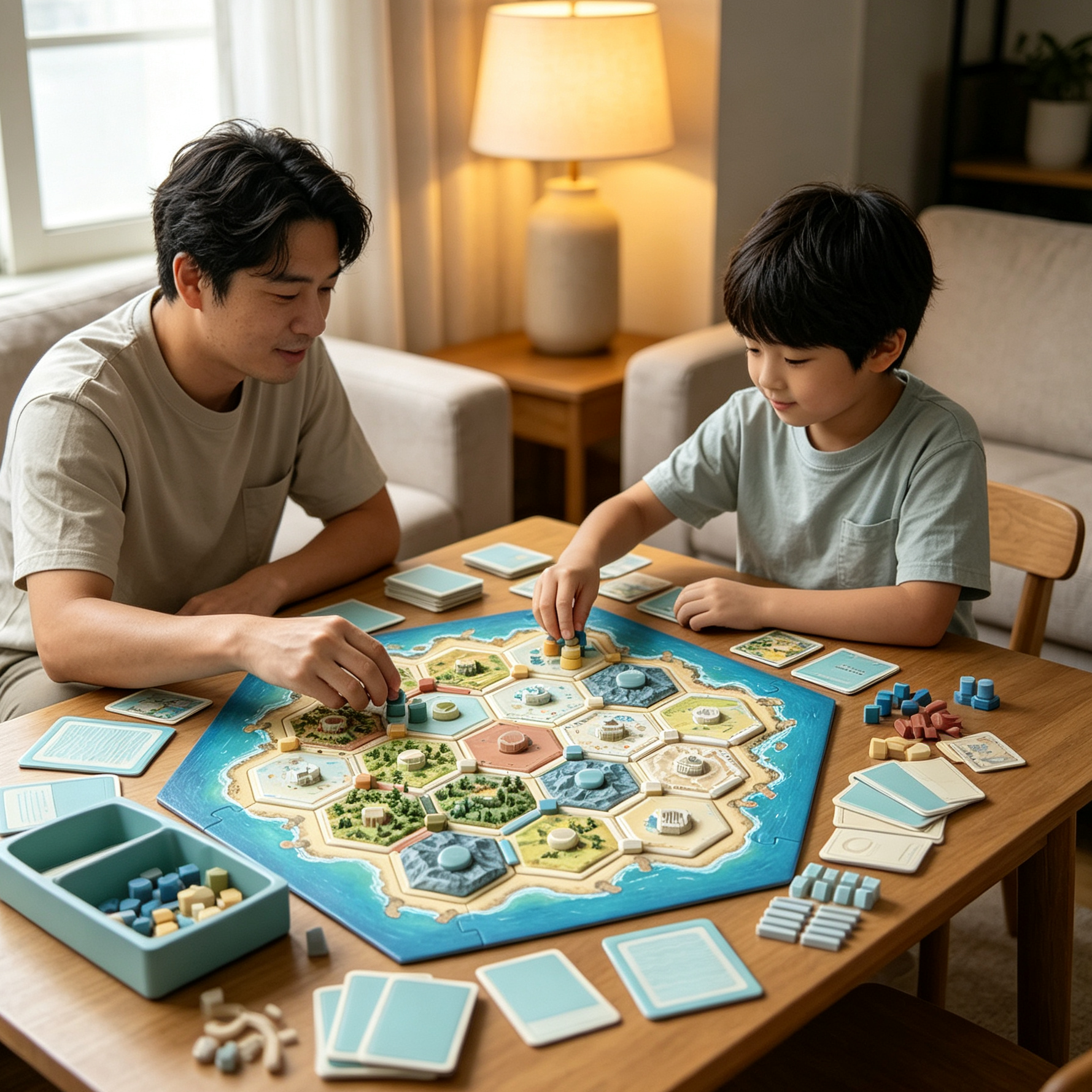 Classic Trading Strategy Board Game | Trade Build Settle Family Tabletop Game